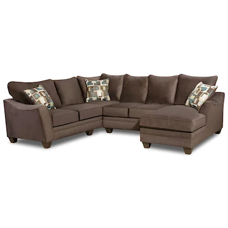 Sectional Sofa with 5 Seats